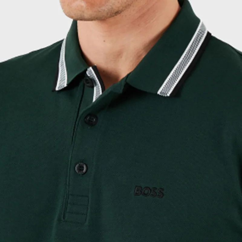 HUGO BOSS Piqué Polo Shirt-3