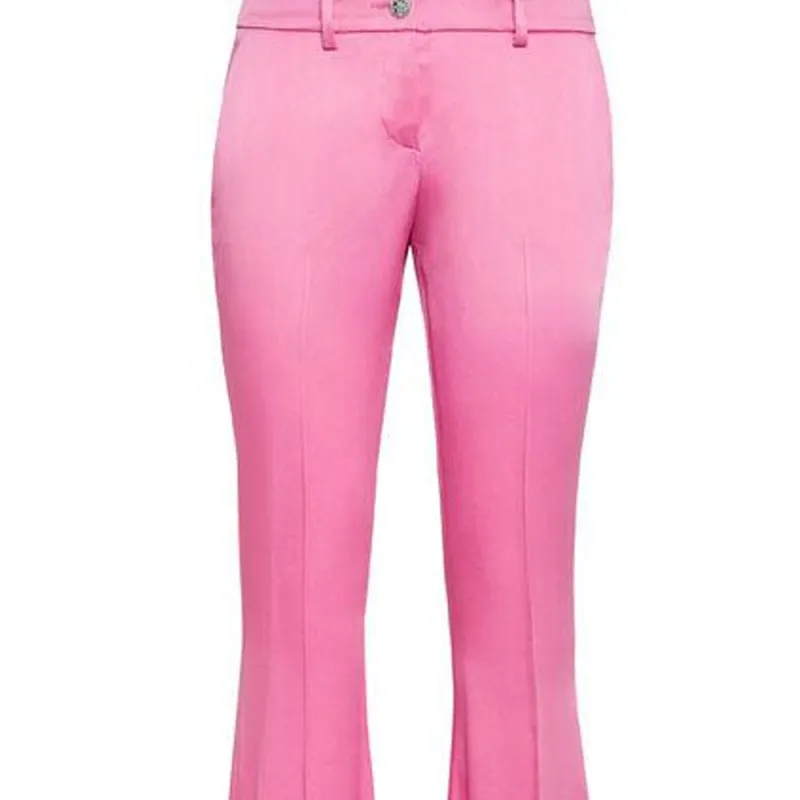 PHILIPP PLEIN Flared Satin Trousers-4