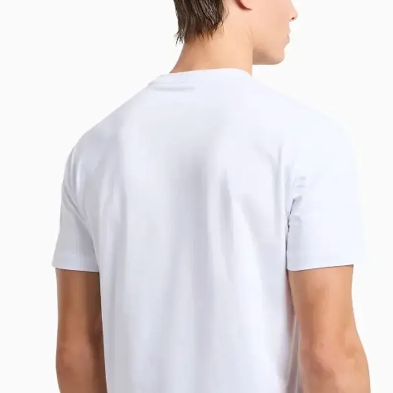 EMPORIO ARMANI EA7 SS25 T Shirt Men's White-4
