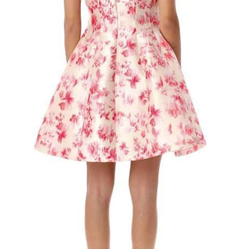 PHILOSOPHY DI LORENZO SERAFINI Floral Printed Sleeveless Dress-4