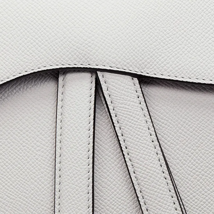 DIOR Saddle Grain Cow Leather Saddle Bag, Shoulder Bag, Crossbody Bag, Handbag Women's Mist Gray-5