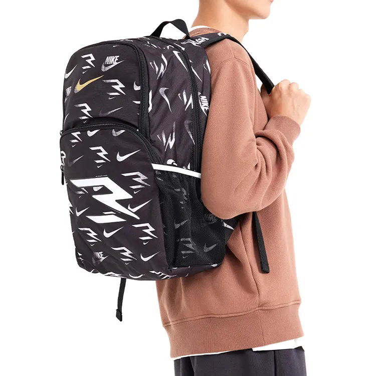 Nike Polyester Backpack Regular Unisex Jet Black-3