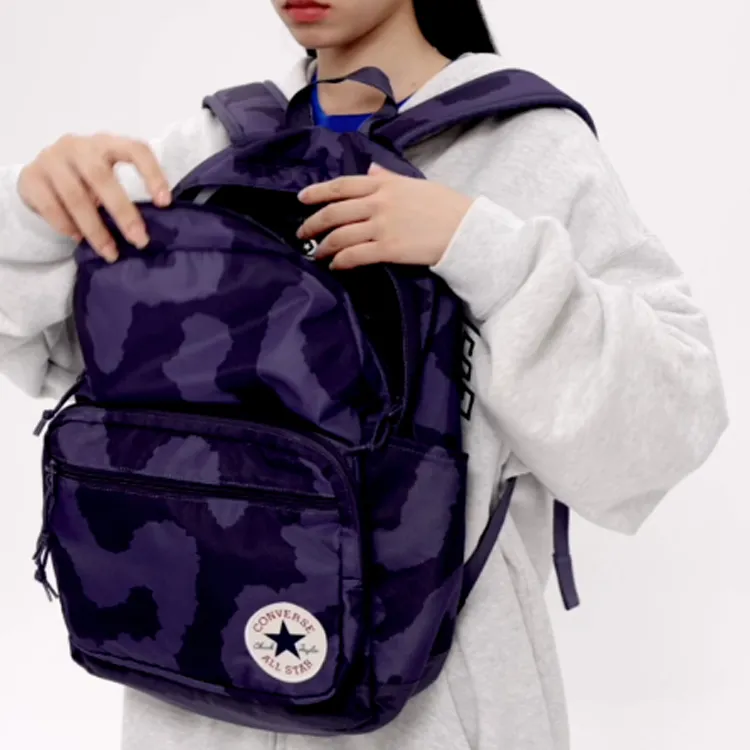 Converse Polyester Backpack Regular Unisex Purple-4