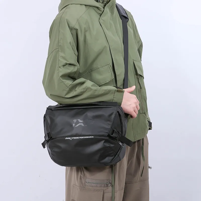 Jeep Fabric Outdoor Hiking Bag Backpacks Regular Unisex Black-12