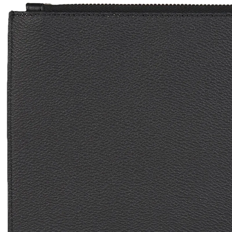 Givenchy PU Polyurethane Clutch Men's Black-4