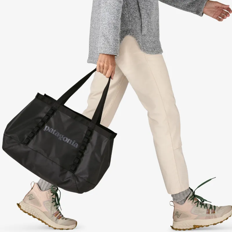 Patagonia Recycled Material Tote Bag Shopping Bag Handbag Regular Unisex Black-4