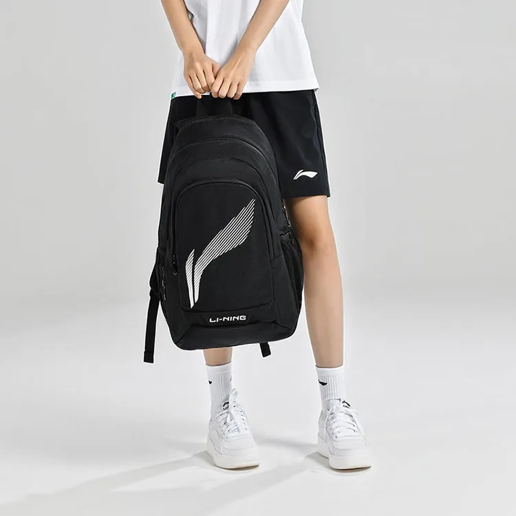 LiNing Polyester Backpack Regular Unisex Black-5