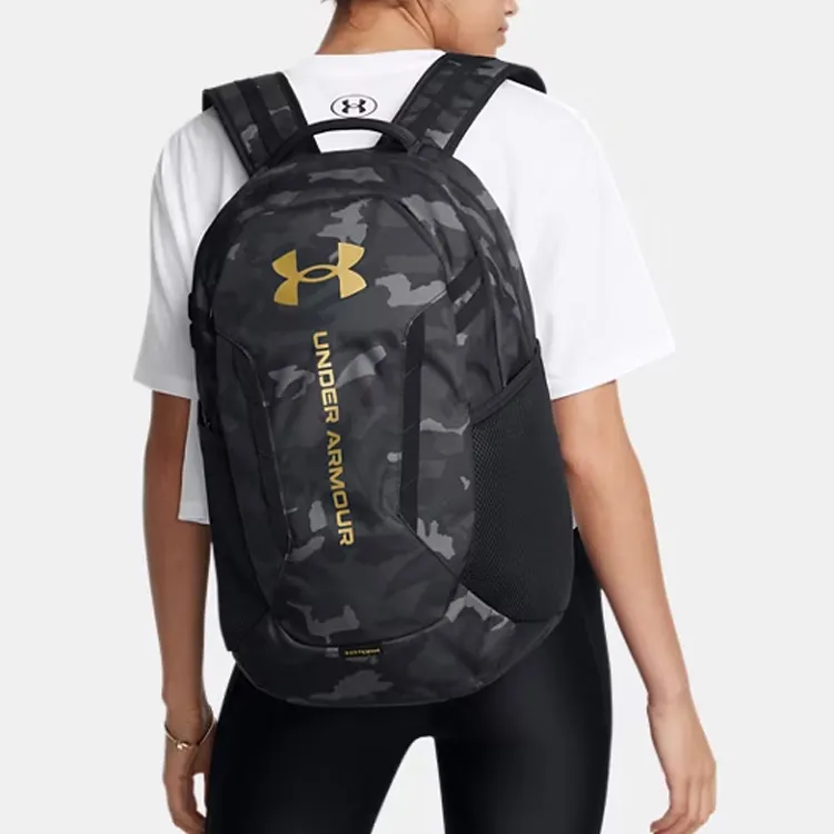 Under Armour Polyester Backpack Regular Men's Black & Gold-3
