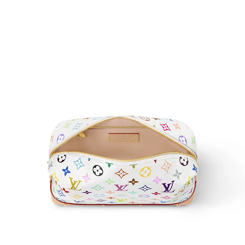 LOUIS VUITTON X Takashi Murakami Cosmetic Pouch Gm White Multicolored-3