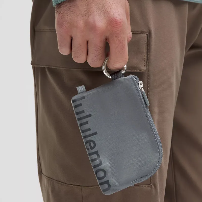 Lululemon Nylon Card Holder Women's Gray-3