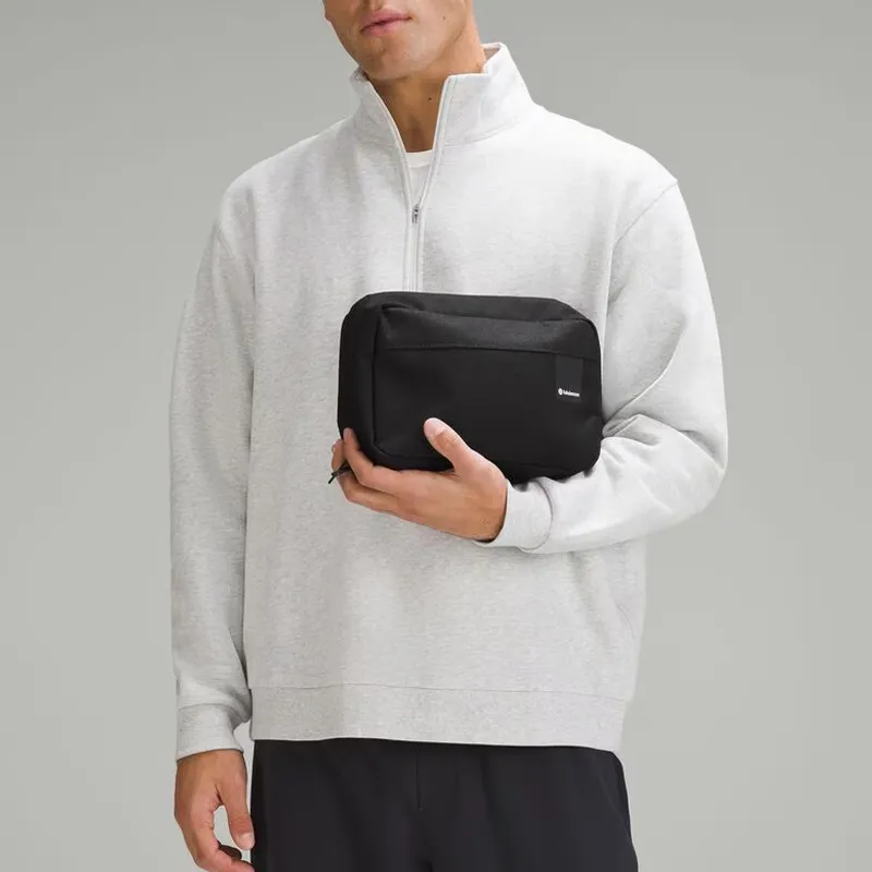 Lululemon Recycled Polyester Toiletry Bag, Storage Bag Unisex Black-3