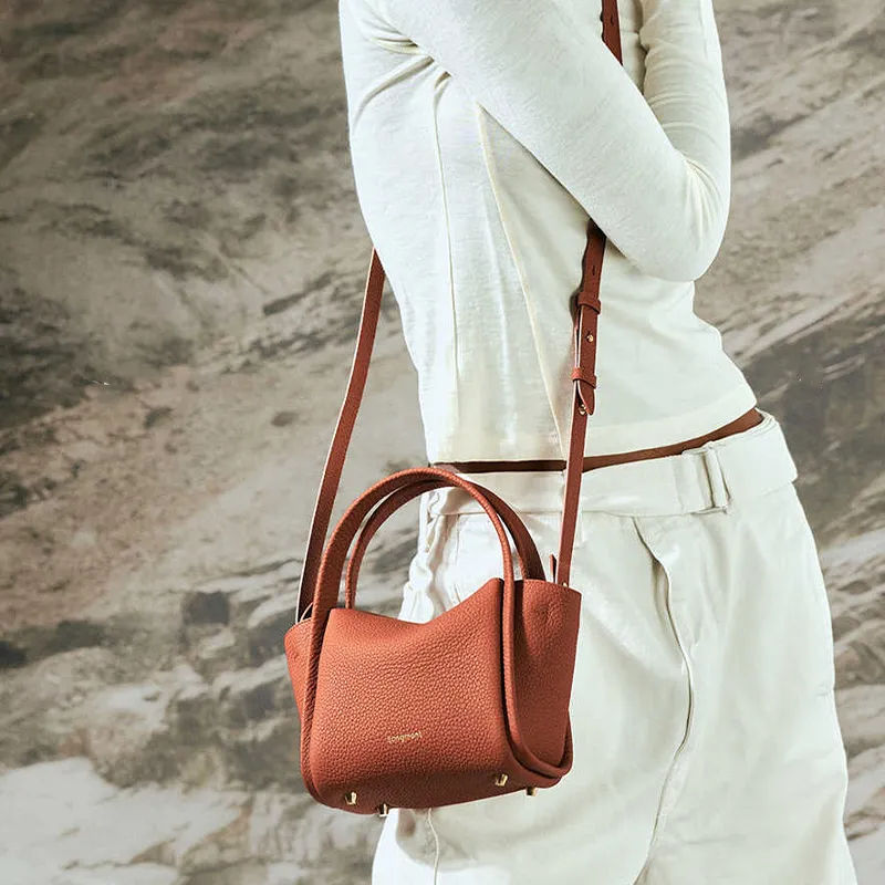 Songmont Cow Leather Crossbody Cell Phone Handbag Women's Multicolor-77
