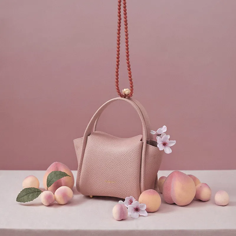 Songmont Cow Leather Crossbody Cell Phone Handbag Women's Multicolor-28