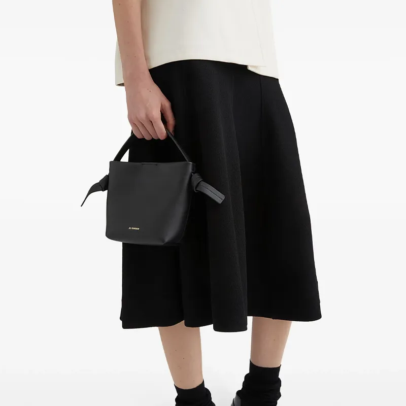JIL SANDER Knot Hobo Mini Shoulder Bag-3