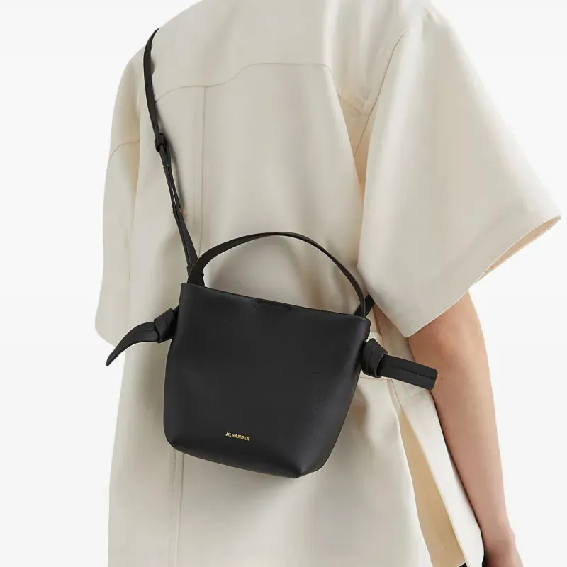 JIL SANDER Knot Hobo Mini Shoulder Bag-4