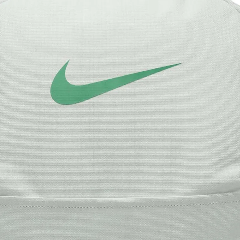 Nike Polyester Backpack Medium Size Unisex Light Silver & Black & Stadium Green-4