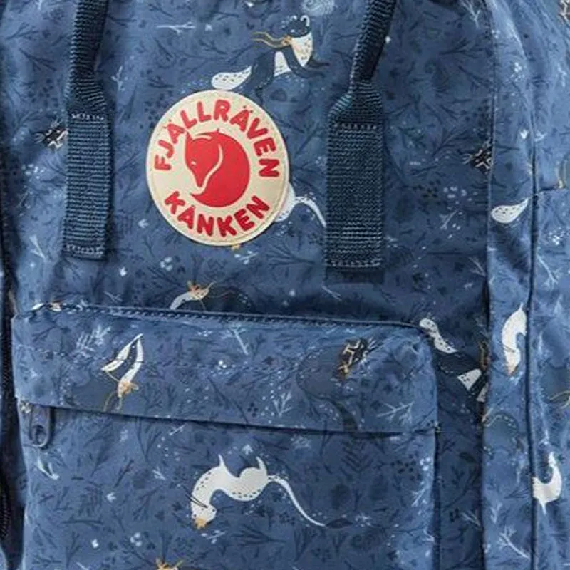 Fjallraven Kanken Cotton With Polyester Laptop Backpack Regular Unisex Blue-1