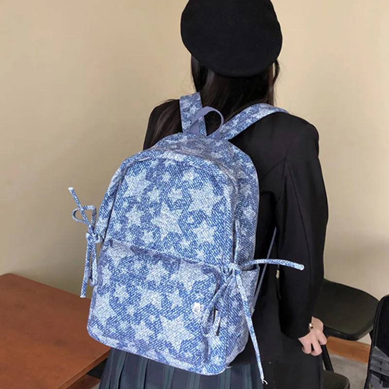 H YXIANG Nylon Backpack Regular Unisex Multicolor-1