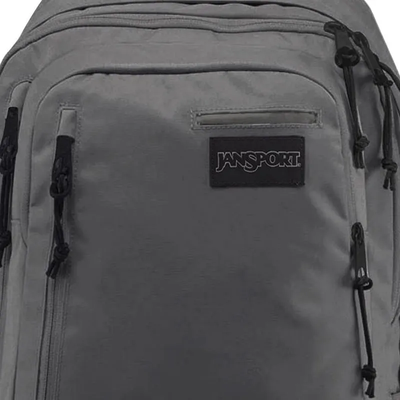 JanSport Polyester Backpack Unisex Graphite Gray-3