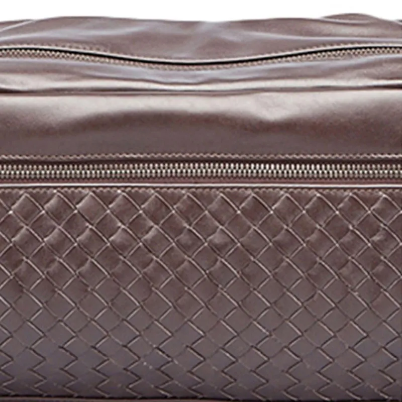 Bottega Veneta Cow Leather Fanny Pack Regular Men's Brown-3