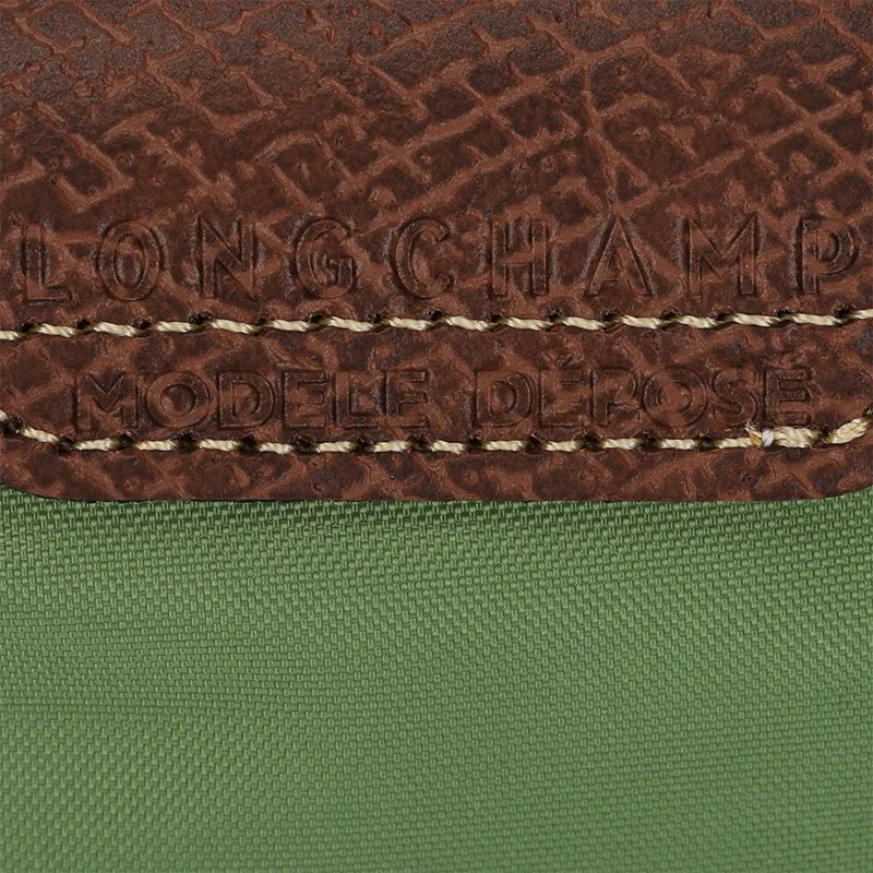 LONGCHAMP Le Pliage Polyamide Canvas Clutch Coin Purse Women's Avocado Green-4