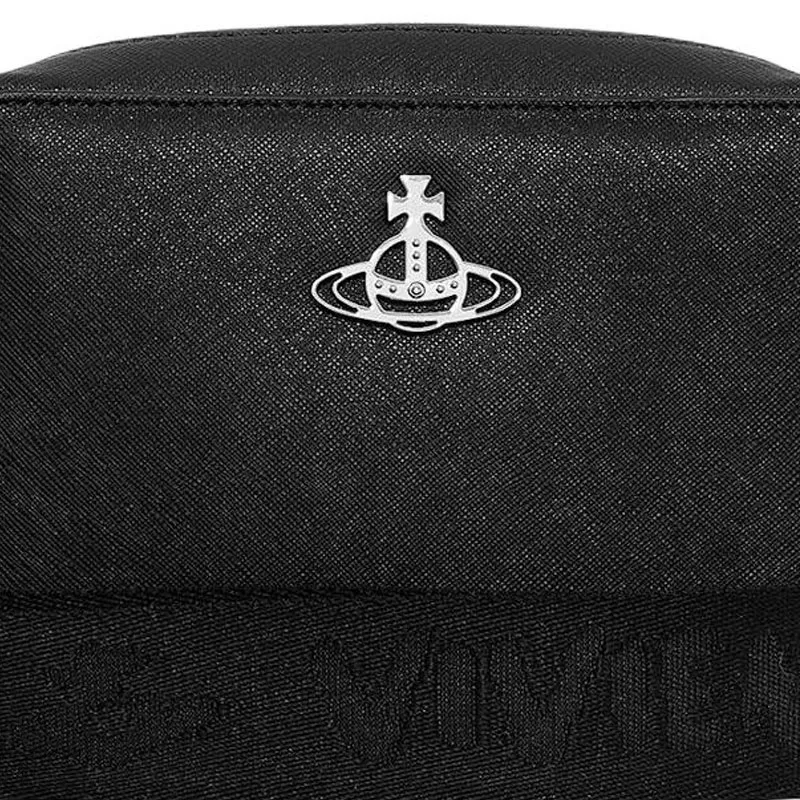 Vivienne Westwood Leather Camera Bag, Shoulder Bag Regular Women's Black-3