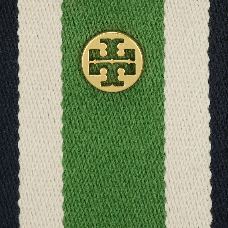 TORY BURCH T Monogram Coated Canvas Shoulder Bag, Tote Bag, Shopping Bag, Handbag Regular Women's Green-4