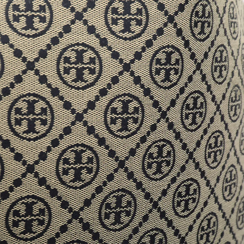 TORY BURCH T Monogram Fabric Crescent Bag Handbag Shoulder Bag Regular Women's Marine Blue-4