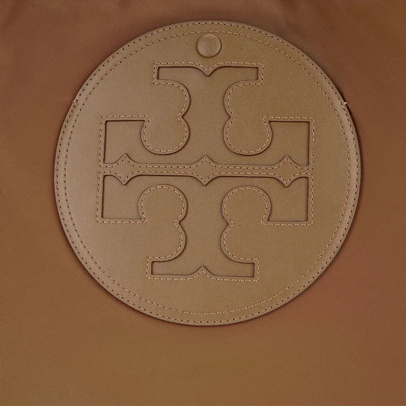 TORY BURCH Ella Recycled Nylon Tote Bag Shopping Bag Handbag Shoulder Bag Women's Reddish Umber-4