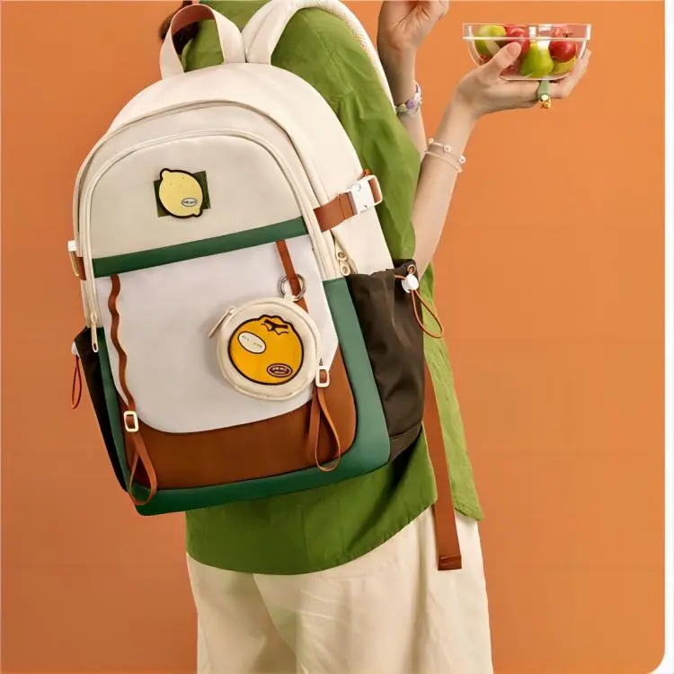 MR.ACE HOMME Polyester Backpack Regular Unisex Fruit Party-4