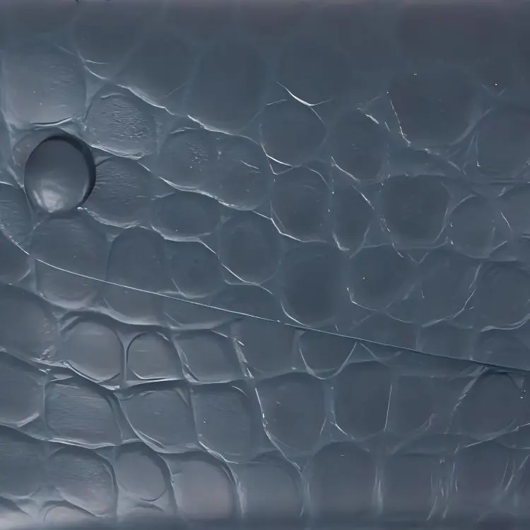 Il Bisonte Cow Leather Card Holder Women's Blue-4