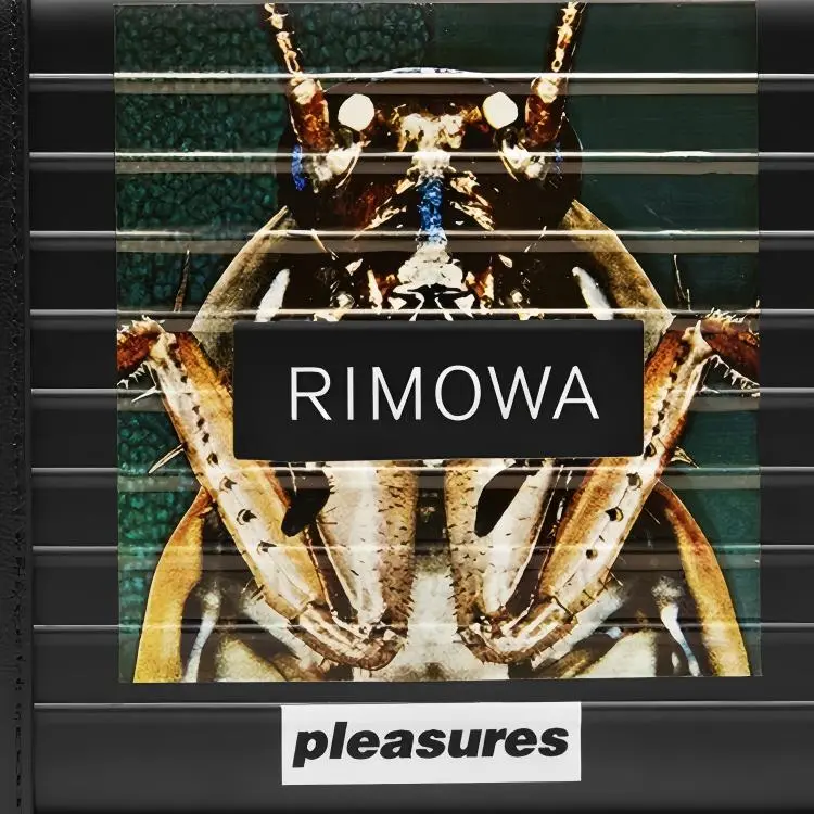 RIMOWA PLEASURES Collaboration Leather Crossbody Bag Unisex 1L Black-3