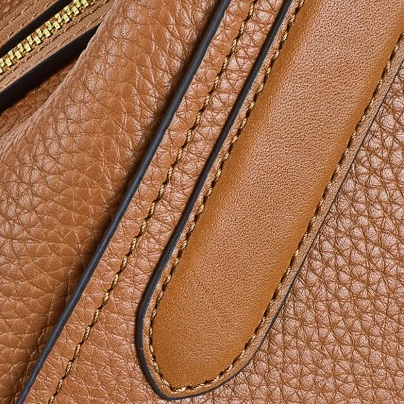 RADLEY Sheepskin Handbag Shoulder Bag Large Size Women's Brown-3