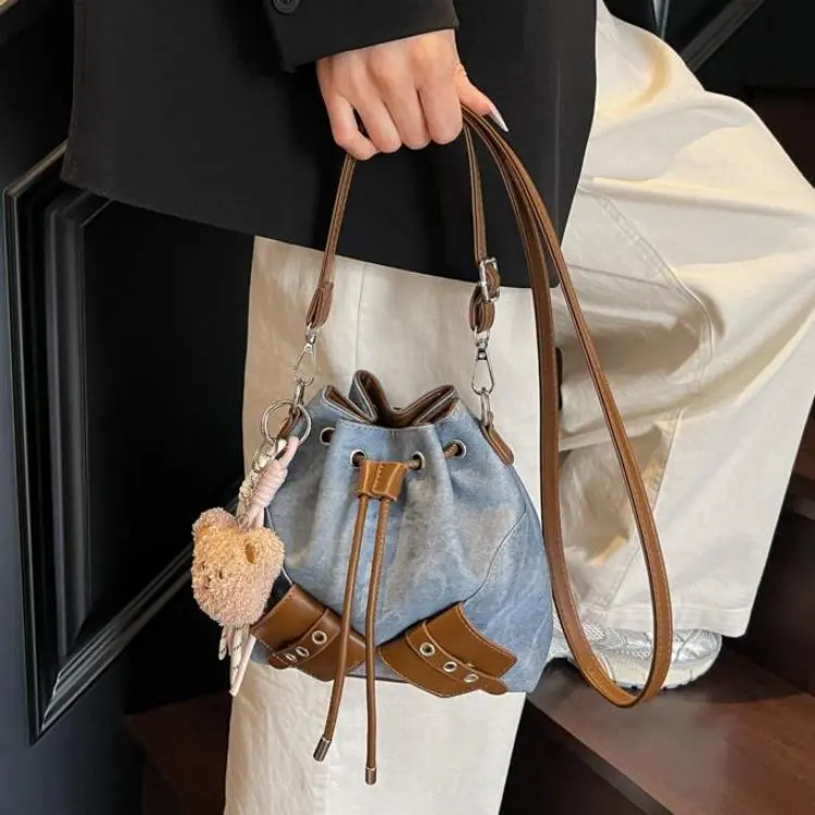 Gerlanx PU Bucket Bags Crossbody Bag, Shoulder Bag Women's Multicolor-9