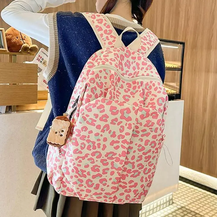 H YXIANG Nylon Backpack Large Size Women's Multicolor-2