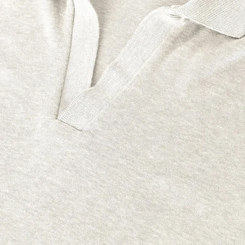 Loro Piana FW24 Polo Shirt Men's Nougat Color-2