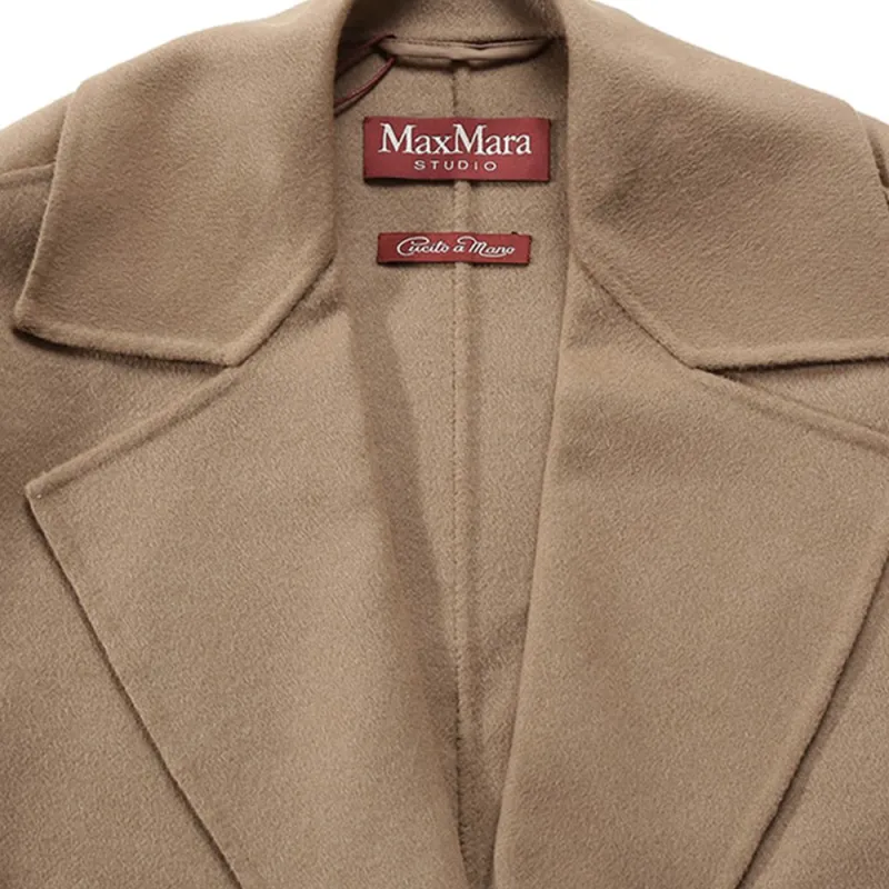 MaxMara Studio Cles Collection FW24 Coat Women's Camel-3