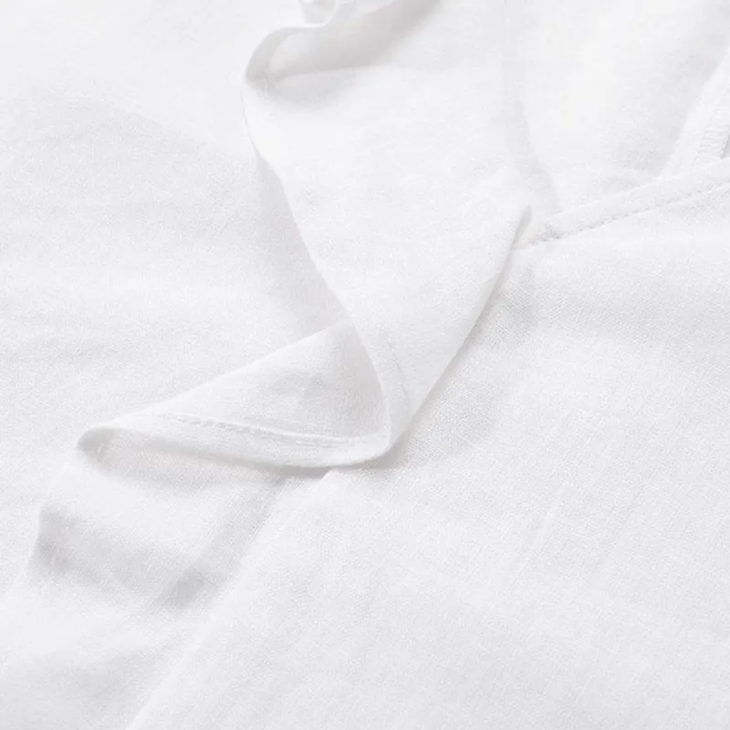 ARMANI EXCHANGEAE FW24 Tank Top Women's Linen White-4