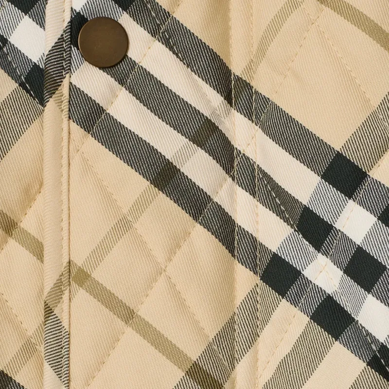 Burberry Check Printed Quilted Jacket-4