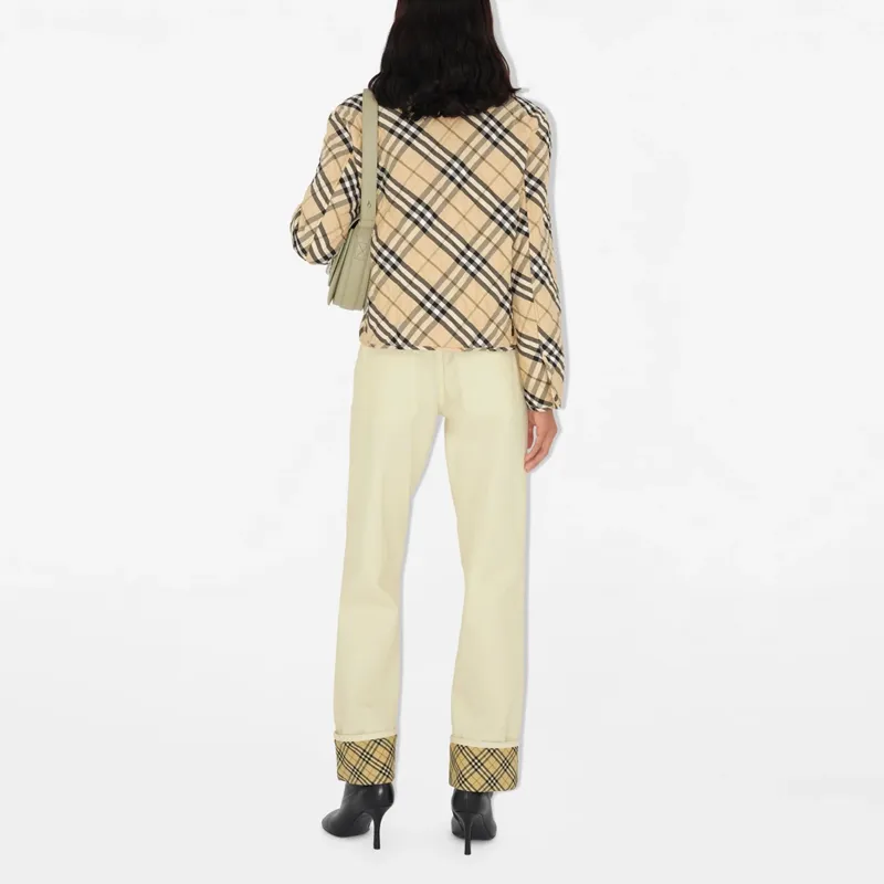 Burberry Check Printed Quilted Jacket-2