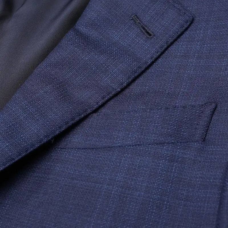 Zegna FW24 Business Suit Coat Men's Blue-3