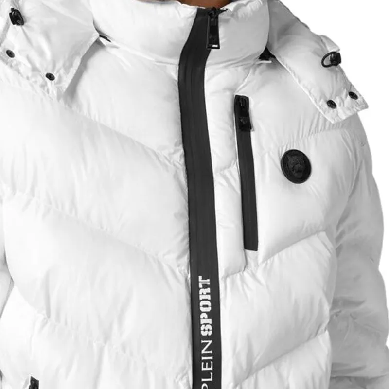 PLEIN SPORT Logo patch Puffer Jacket-4