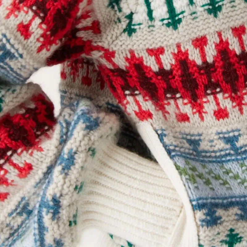 Loro Piana FW23 Holiday Noel Bomber Jacket Jackets & Coats Women's Multicolor White-4