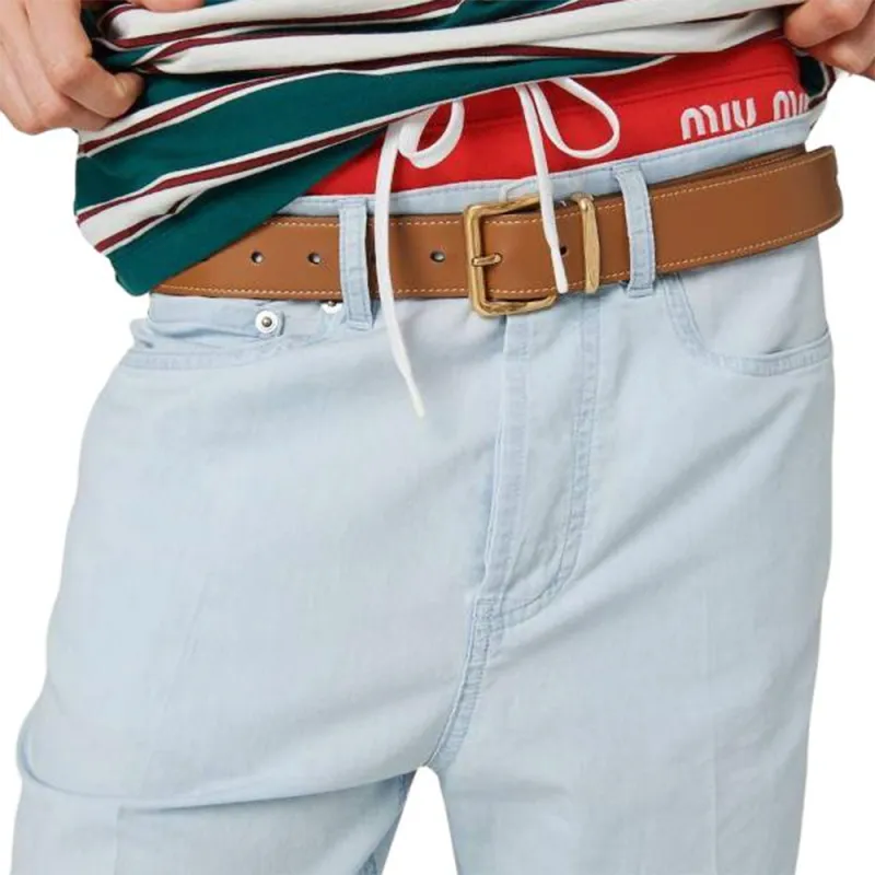 MIU MIU Mid rise Straight leg Jeans-4