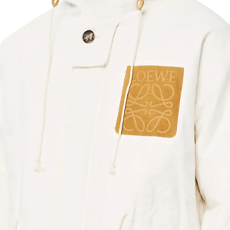 LOEWE SS21 Parka Coat Men's White-6