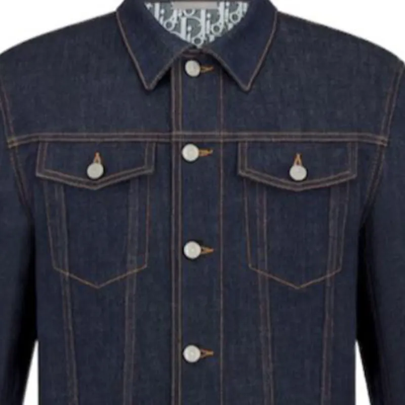 DIOR SS24 Denim Jacket Men's Blue-3