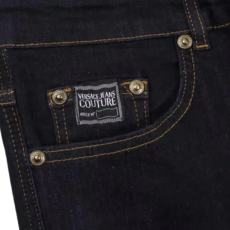 VERSACE JEANS COUTURE SS24 Jeans Men's Dark Blue-6