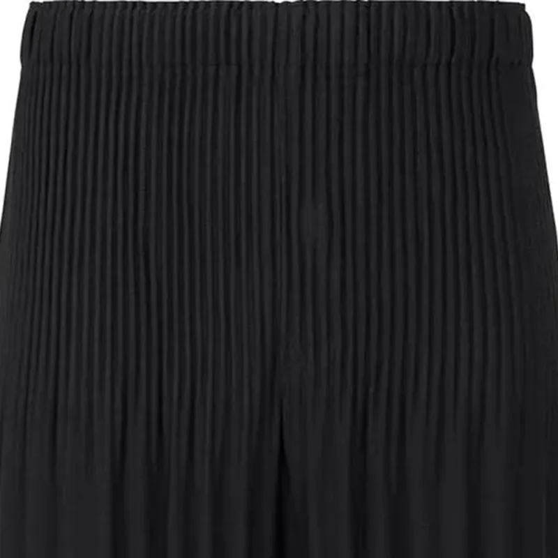 Homme Plissé Issey Miyake Plissé Cropped Drop crotch Trousers-6
