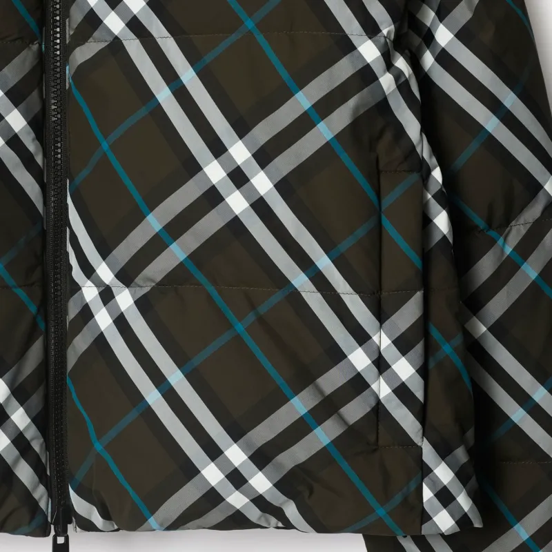 Burberry Reversible Checked Puffer Jacket-5