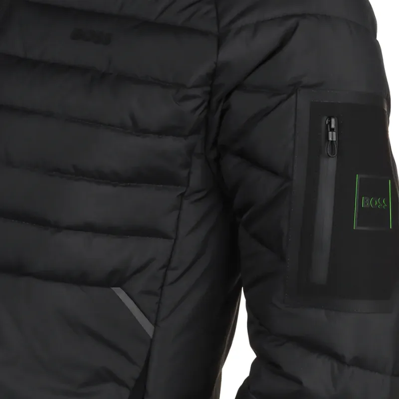 HUGO BOSS Logo Patch Down Jacket-2